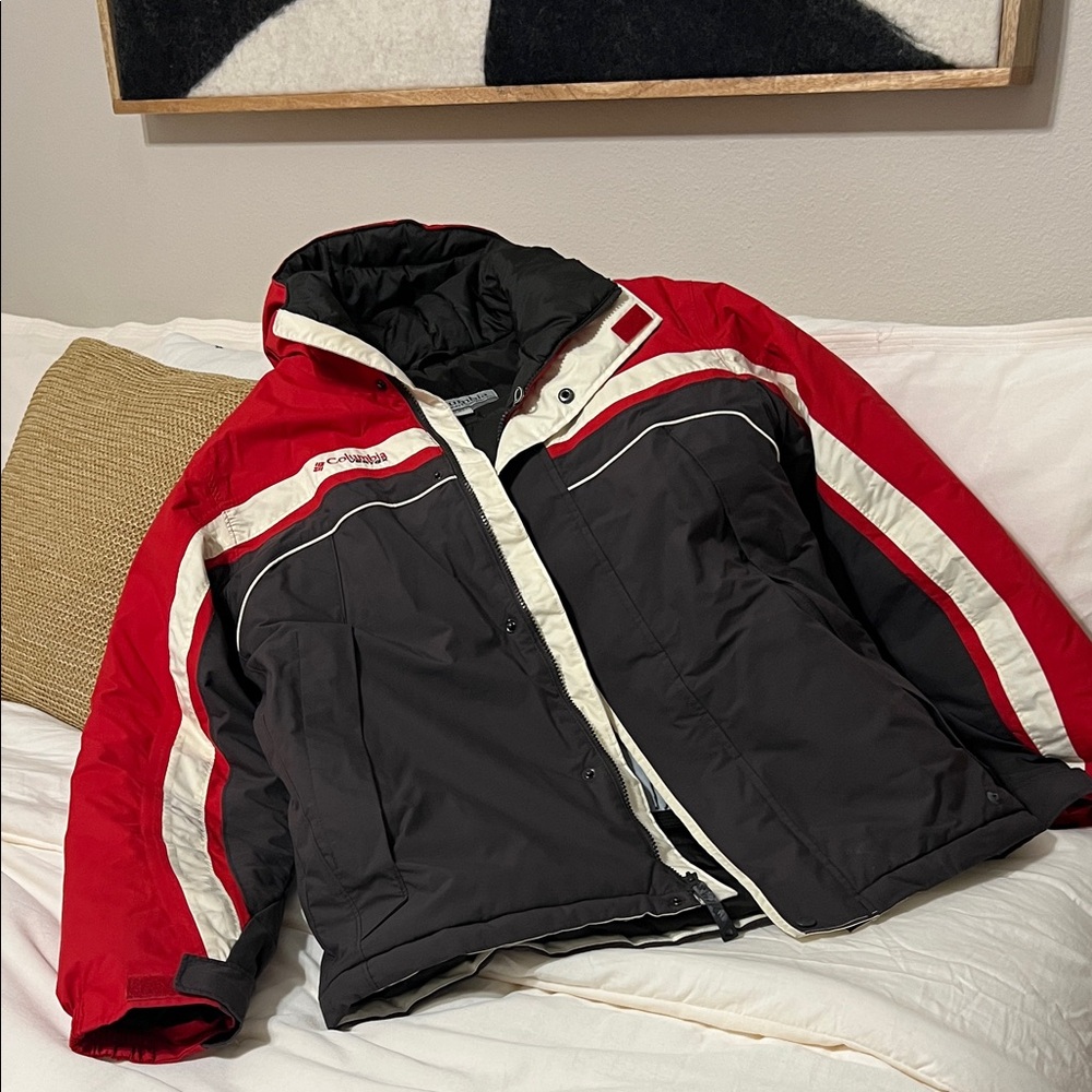 Columbia Red and Black Ski Jacket